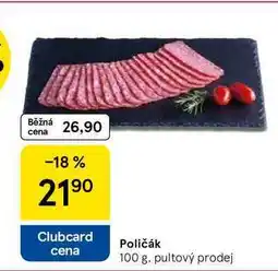 Tesco Poličák, 100 g nabídka