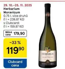 Tesco Herbarium Moravicum, 0,75 l, více druhů nabídka