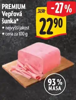 Albert PREMIUM Vepřová šunka nabídka