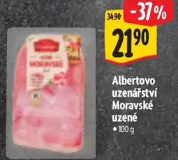 Albert Albertovo uzenářství Moravské uzené nabídka