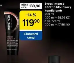 Tesco Syoss Intense Keratin hloubkový kondicionér, 250 ml nabídka