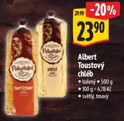 Albert Albert Toustový chléb nabídka
