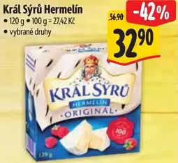 Albert Král Sýrů Hermelín nabídka