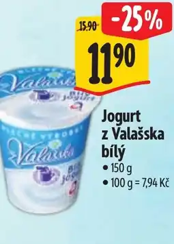 Albert Jogurt z Valašska bily nabídka