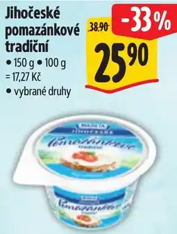 Albert Madeta Jihočeské pomazánkové nabídka