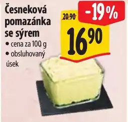 Albert Česneková pomazánka se sýrem nabídka