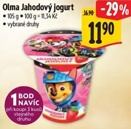 Albert Olma Jahodový jogurt nabídka