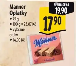 Albert Manner Oplatky nabídka