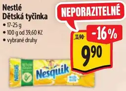 Albert Nestlé Dětská tyčinka nabídka