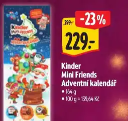 Albert Kinder Mini Friends Adventní kalendář nabídka