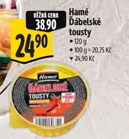 Albert Hamé Ďábelské tousty nabídka