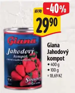 Albert Giana Jahodový kompot nabídka