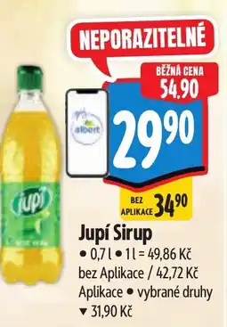 Albert Jupí Sirup nabídka