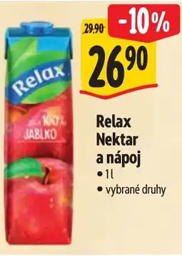Albert Relax Nektar a nápoj nabídka