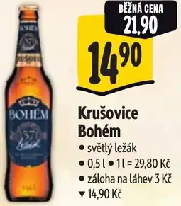 Albert Krušovice Bohém nabídka