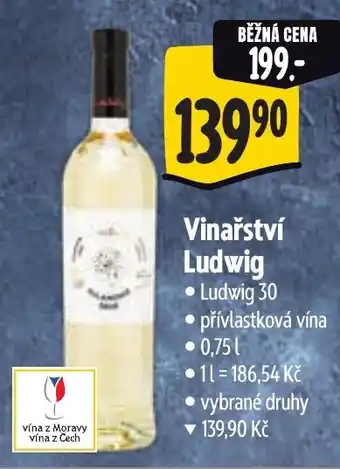 Albert Vinařství Ludwig nabídka