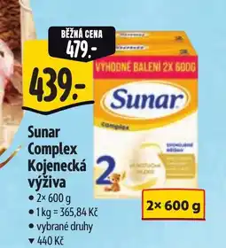 Albert Sunar Complex Kojenecká výživa nabídka