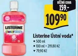 Albert Listerine Ústní voda nabídka