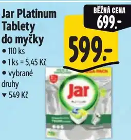 Albert Jar Platinum Tablety do myčky nabídka