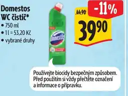 Albert Domestos WC čistič nabídka