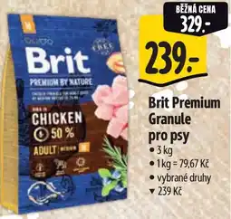 Albert Brit Premium Granule pro psy nabídka