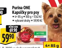 Albert Purina ONE Kapsičky pro psy nabídka