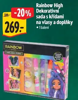 Albert Rainbow High Dekorativni sada s křídami na vlasy a doplňky nabídka