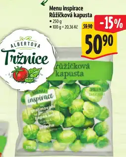 Albert Menu inspirace Růžičková kapusta nabídka