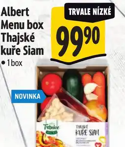 Albert Albert Menu box Thajské kure Siam nabídka