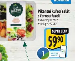 Albert Pikantní kuřecí salát s černou fazolí nabídka