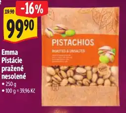 Albert Emma Pistácie pražené nesolené nabídka