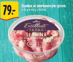 Albert Slanina se smetanovým sýrem nabídka