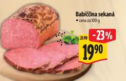 Albert Babiččina sekaná nabídka