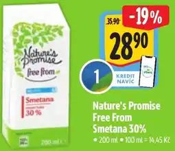 Albert Nature's Promise Free From Smetana 30% nabídka