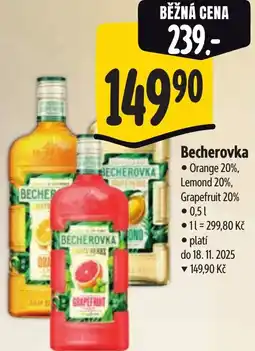 Albert Becherovka nabídka