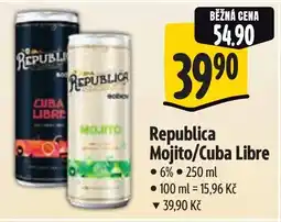 Albert Republica Mojito/Cuba Libre nabídka