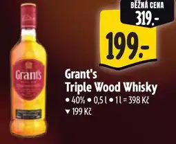 Albert Grant's Triple Wood Whisky nabídka