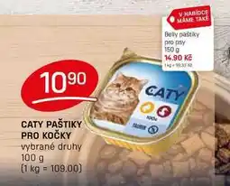 Flop CATY PAŠTIKY PRO KOČKY vybrané druhy 100g nabídka