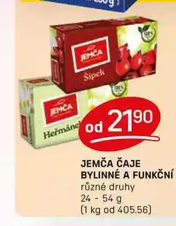 Flop JEMČA ČAJE BYLINNÉ A FUNKČNÍ různé druhy 24-54 g nabídka