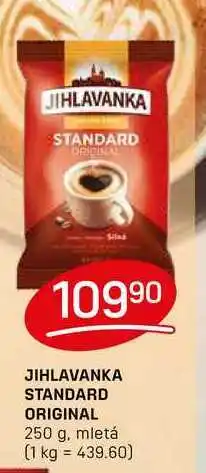 Flop JIHLAVANKA STANDARD ORIGINAL 250 g, mletá nabídka