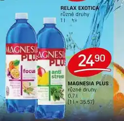 Flop MAGNESIA PLUS různé druhy 0,7l nabídka