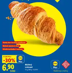 Lidl Máslový croissant nabídka
