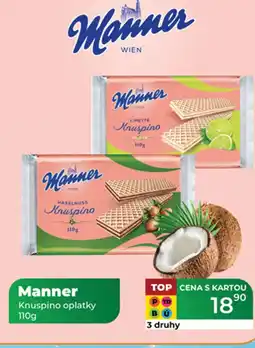 Tamda Foods Manner Knuspino oplatky nabídka