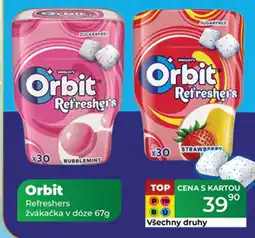 Tamda Foods Orbit Refreshers žvákačka v dóze nabídka
