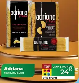 Tamda Foods Adriana těstoviny nabídka