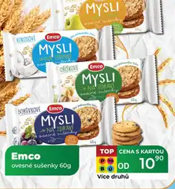 Tamda Foods Emco ovesné sušenky nabídka