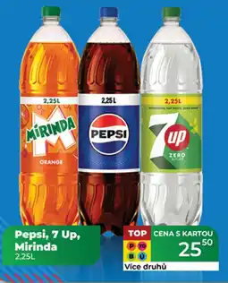 Tamda Foods Pepsi, 7 Up, Mirinda nabídka