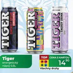 Tamda Foods Tiger energetický nápoj nabídka