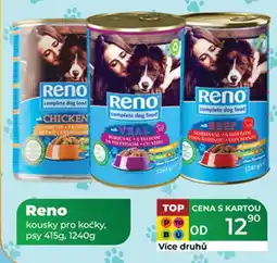 Tamda Foods Reno kousky pro kočky, psy nabídka