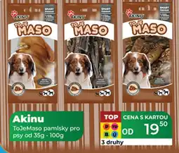 Tamda Foods Akinu ToJeMaso pamlsky pro psy nabídka